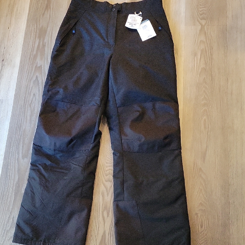 Women's Black Slalom Brand Snowboard Ski Pants